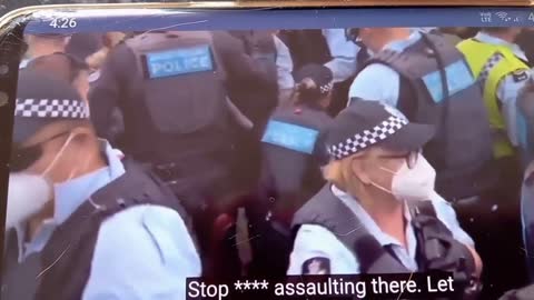ACT Police thugs engage peaceful Canberra Convoy Rally