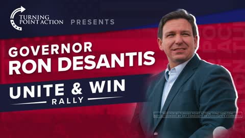 Unite and Win Rally LIVE in Clearwater FL with Gov Ron DeSantis