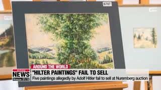 Five paintings allegedly by Adolf Hitler fail to sell at Nuremberg auction