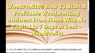 High Profit Woodworking Projects