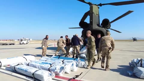 Turkish Armed Forces Continue Delivering Humanitarian Aid