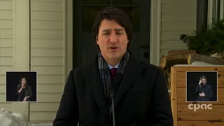Trudeau: "I'm sure all Canadians are watching what all politicians are doing right now..."