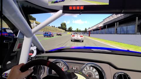 iRacing FR500 Mustangs at Circuit de Spa Francorchamps