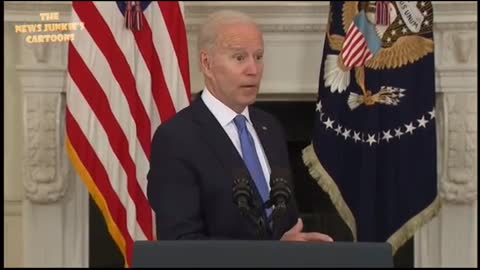 Joe Biden In Middle of the Speech