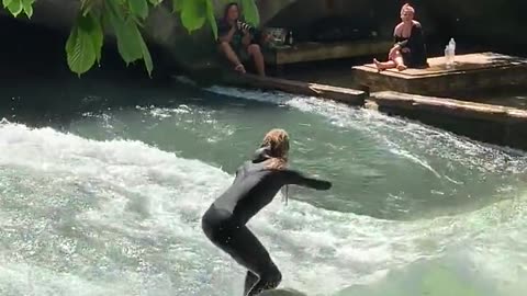 Surfing 🌊 lady watch till end : OMG😱