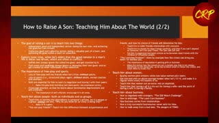Weekly Webinar #57: How to Raise A Son