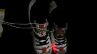 Charging The Way True eLytz Style Sound Reactive Light Prototype Shoes For The First Time