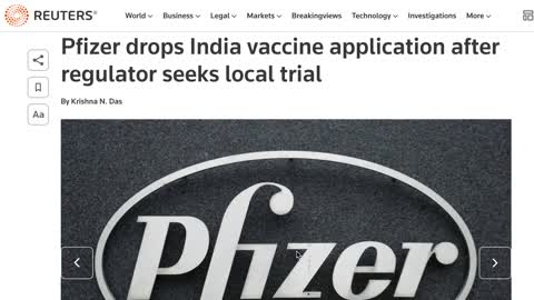 Pfizer can be stopped