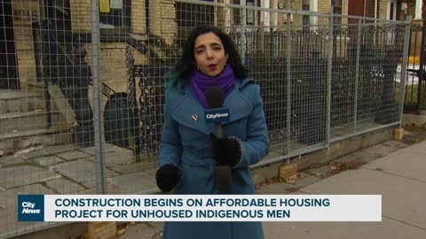 Construction begins on housing project for Indigenous men