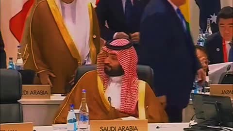 Prince Crown Of Saudi Arabian vs Former US President TRUMP moments in G20
