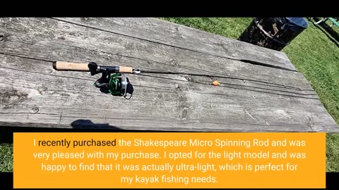 Buyer Comments: Shakespeare Micro Spinning Rod