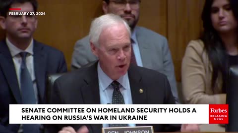 'I Thought It Was Interesting In The Tucker Carlson Interview With Vladimir Putin...': Ron Johnson