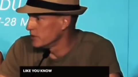 US actor Woody Harrelson gave a lesson on double standards