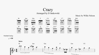 How to play Crazy on guitar