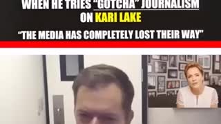 Kari Lake Grills Fake News Interviewer