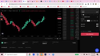 ENTERING A CRYPTO LEVERAGE TRADE ON THE 3 MIN CYCLE BING X