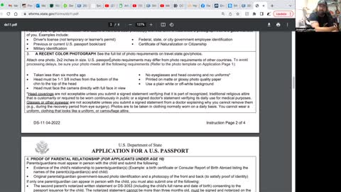 How to fill out the passport application to become a national