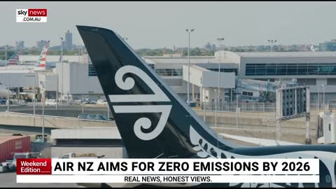 Air New Zealand aims for zero emission flights by 2026