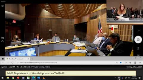 FL School Board Member Stands Up to Dept. of Health, with FACTS- 7/17/2021