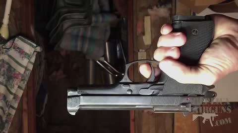 Bruni Mod. 92 Top Venting 8mm PAK Blank Pistol Shooting Test