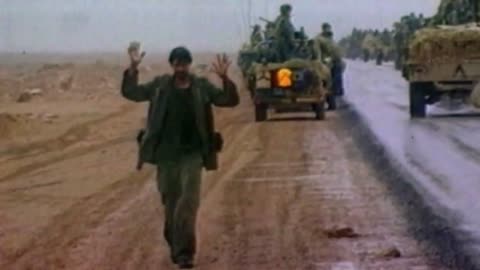 ⚔️🏴󠁩󠁱󠁱 Iraq's Invasion: Desert Storm Combat Footage | Silent | RCF
