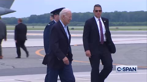 After Week Of Scandals, Biden Refuses To Take Questions As He Leaves Beach For Trip To Europe