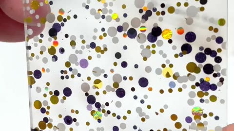 Sparkling trend alert: Flash Gold Polka Dots acrylic sheet