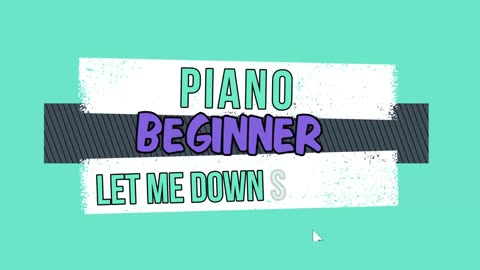 Let Me Down Slowly - Alec Benjamin _ Beginner Piano Tutorial _ Easy Piano