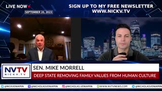 Sen. Mike Morrell Discusses Deep State Removing Family Values