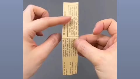 HOW TO MAKE PAPER RING