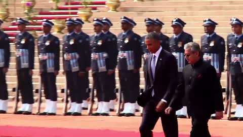 Ceremonial welcome of President Barack Obama of the United States of America