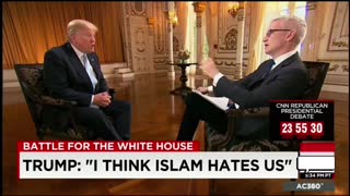 Trump Said “Religion Islam ” Hates Us