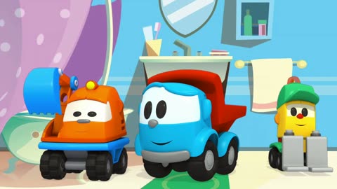 Brush Your Teeth song for babies & Leo the truck car cartoon for kids. Kids' songs & nursery rhymes.