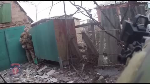 International Legion Fighters In Urban Combat With Russian Forces In Bakhmut - Helmet Cam Firefight.
