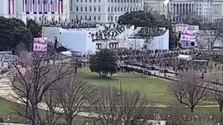Biden's Inauguration was a Fake, Staged Performance. THE CROWD WAS NOT THERE