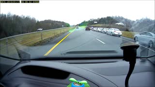 Police Officer Pulls Over 5 Cars At Once For Speeding