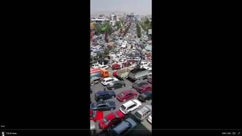 Scenes from Kabul as Capital falls and residents try fleeing to airport.