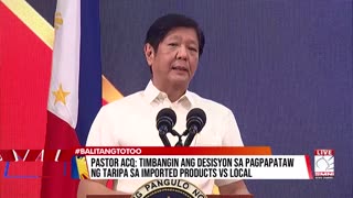 Pastor ACQ: Timbangin ang desisyon sa pagpapataw ng taripa sa imported products vs local