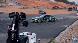 Vaughn Gittin Jr. & Loren Healy drift RTR Mustang & Ultra4 4400 Class Race Cars!