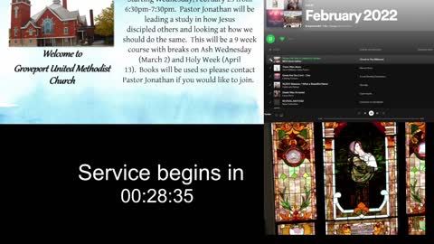 February 13th Worship Service