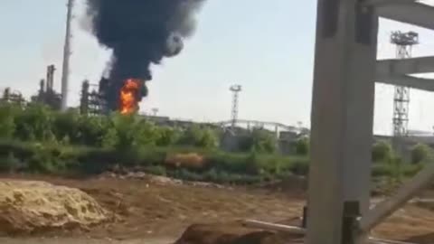 💙💛 Drone hits oil refinery in Rostov Region, Russia. 💙💛 21st June 2022
