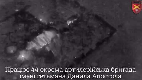 Moment Ukrainian Artillery Obliterates Russian Dugout On The Front Lines