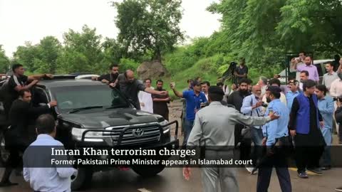 Ex-Pakistan PM Imran Khan appears in court on terrorism charges- BBC News