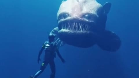 Truly terrifying ocean diving video thalassophobia