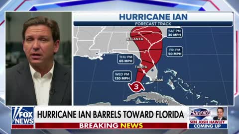 Gov. Ron DeSantis describes what is expected in the aftermath of Hurricane Ian