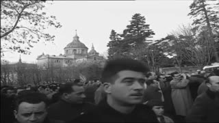 José Antonio Primo de Rivera - Traslado de su cuerpo desde El Escorial al Valle de los caídos (1959)
