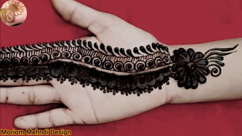 Dot Mehndi Design The Best | Easy Mehndi Design