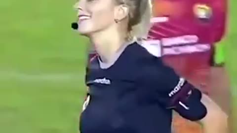 Football Female Referee Got Swag
