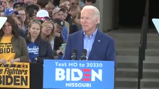 Joe Biden: "We can only re-elect Donald Trump." 🤔