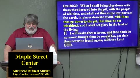 Ezekiel Chapters 26, 27, & 28